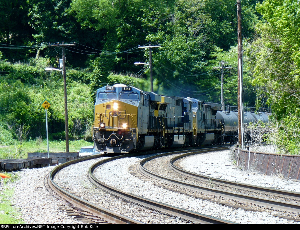 Eastbound freight at 1:11 p.m.